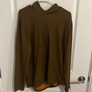 Lululemon shift stitch hoodie, Heathered Burnt caramel. Sz XL